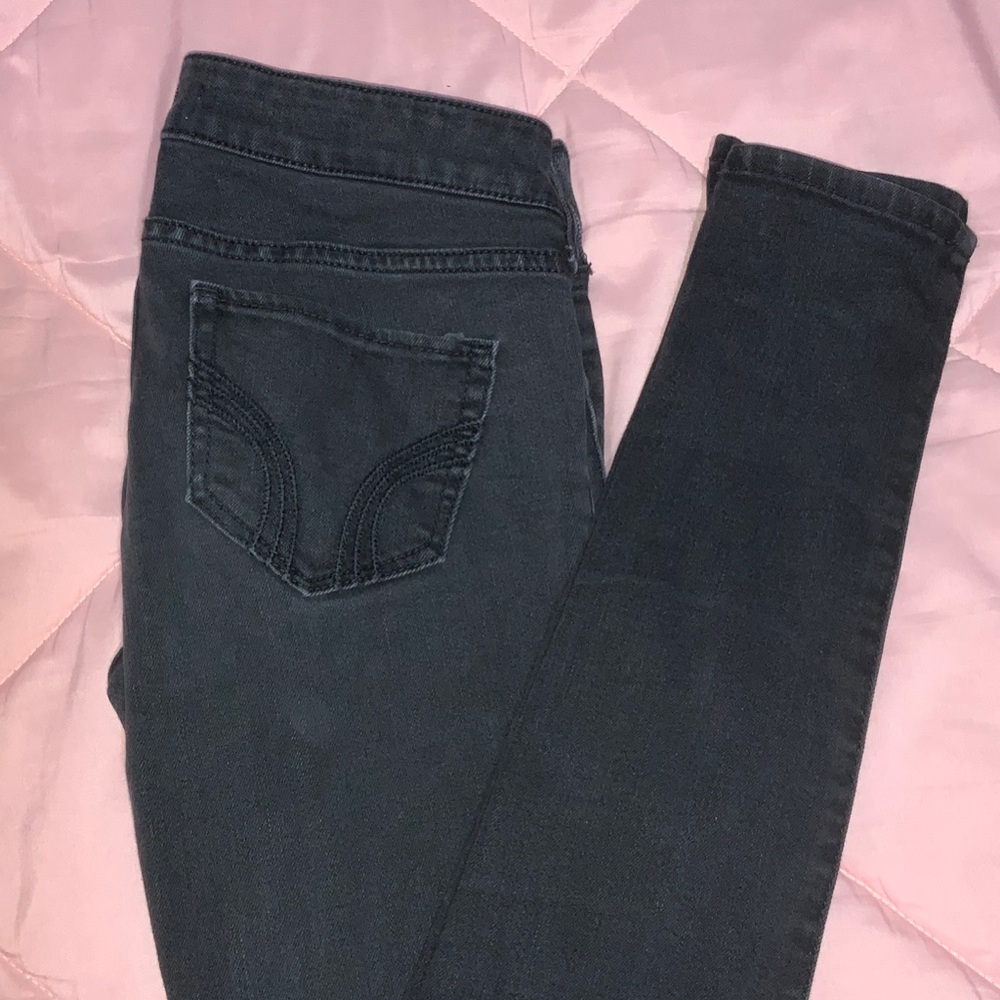 Hollister Women's Dark Navy Skinny Jeans